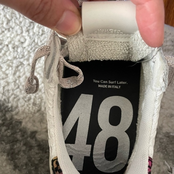 P448 Jackson Reflector Leopard Sneakers size EU 37 US 7 new in box - Picture 10 of 13